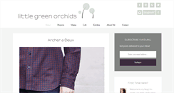 Desktop Screenshot of littlegreenorchids.com