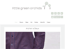 Tablet Screenshot of littlegreenorchids.com